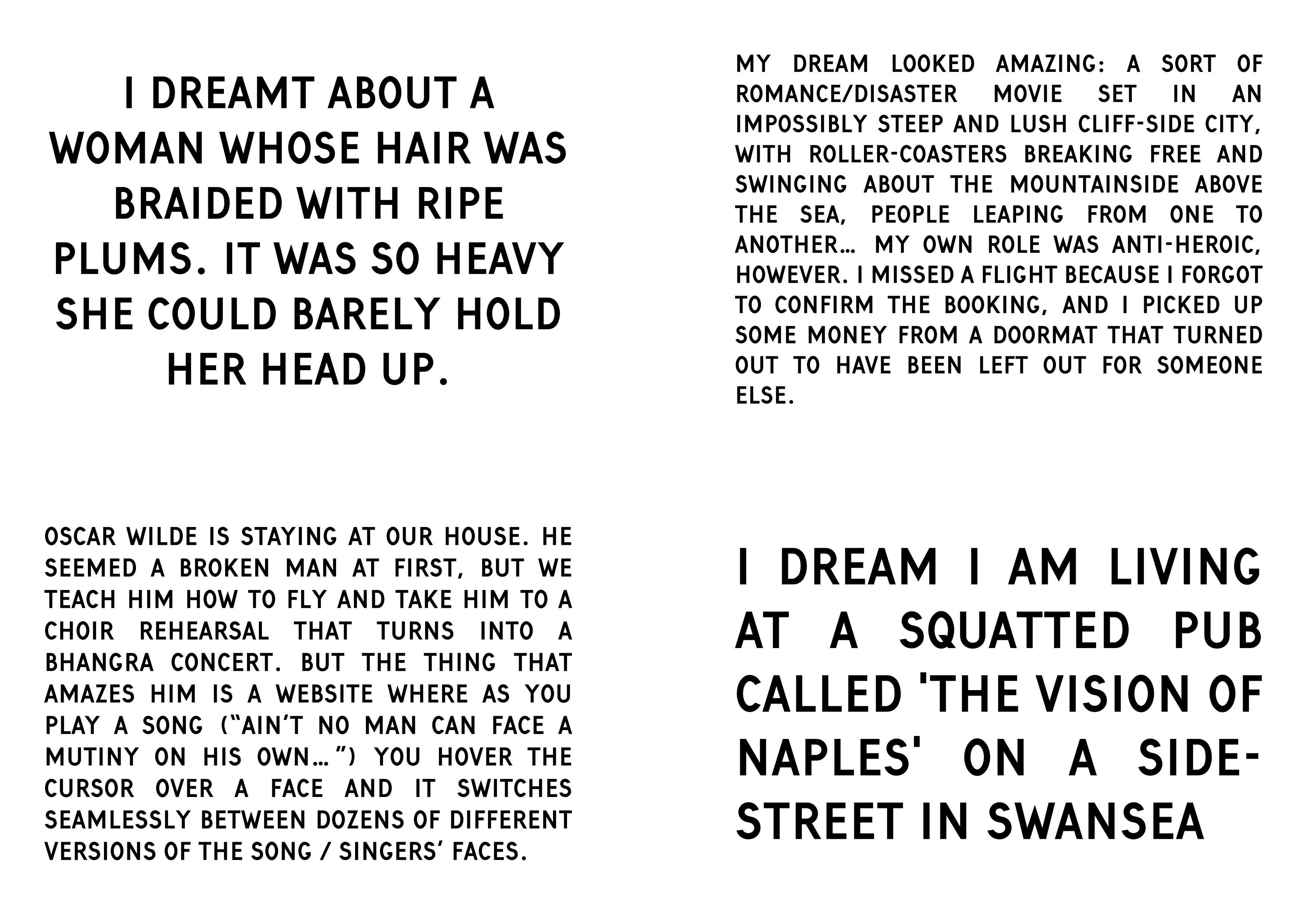 Dreams by Geoff Sawers sample pages